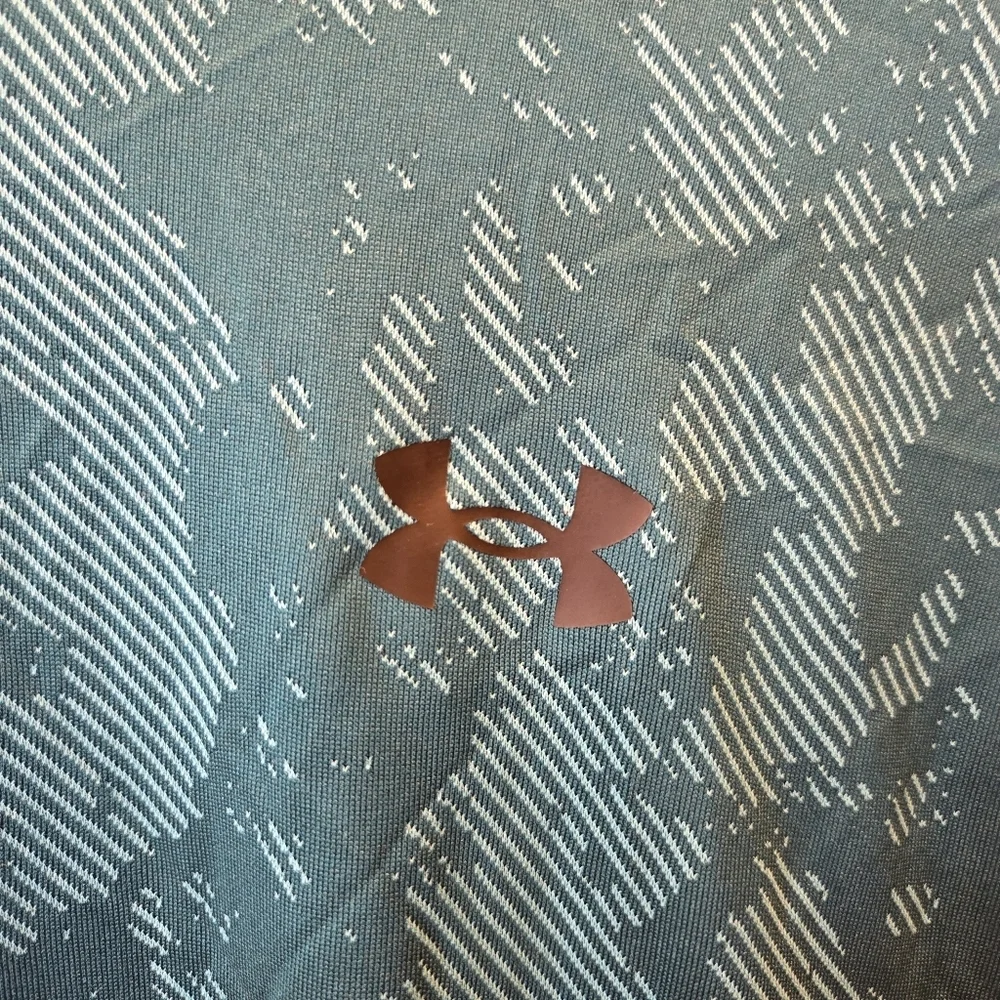 Under Armour Men's Teal Camo Tech T-Shirt, Men's Size Small New Lightweight - Picture 2 of 8